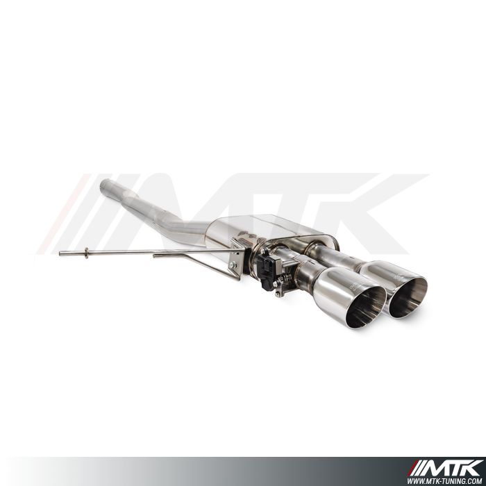 Catback sans intermediaire avec valve Mini Cooper S F56 avec FAP